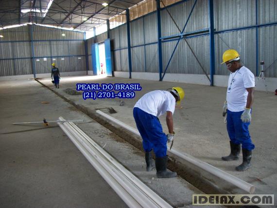 Aplicação De Piso De Concreto Polido